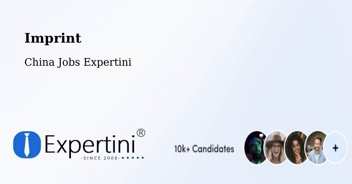 Imprint – Yibin - China Jobs Expertini